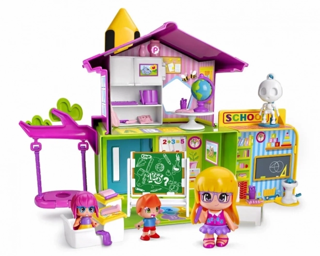 Sada figurek Pinypon City School se 3 panenkami