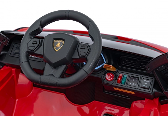 Lamborghini SIAN dětské auto na baterii s ovladačem – Červené