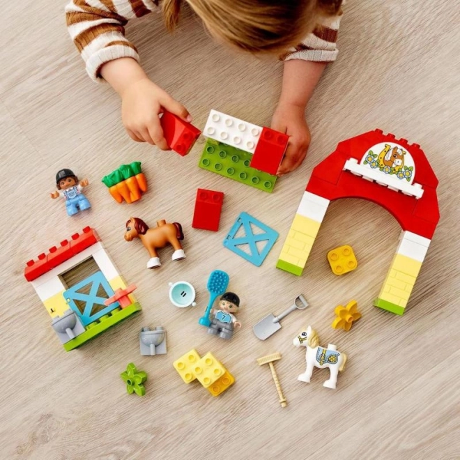 LEGO Duplo 10951 Stáj s kucy a poníky