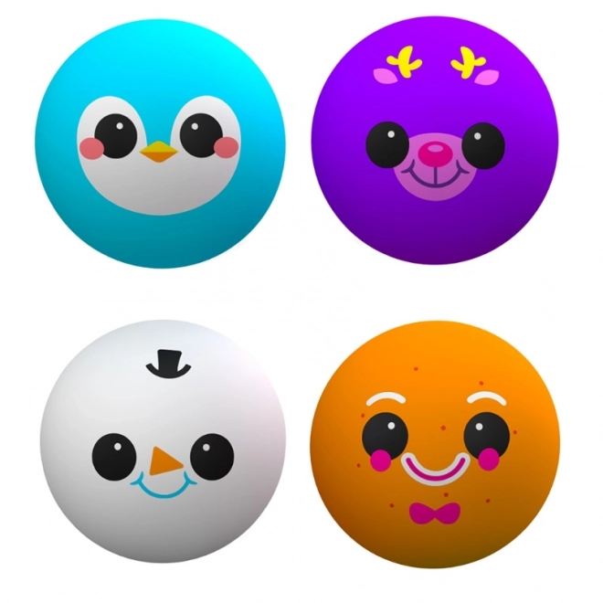 sada mačkacích míčků Squishmas Squishkins