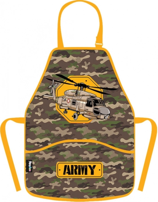 Dětská zástěra s motivem helikoptéry