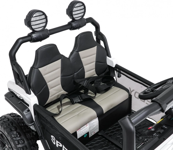 Komfortní dvoumístné sedadlo z ekokůže