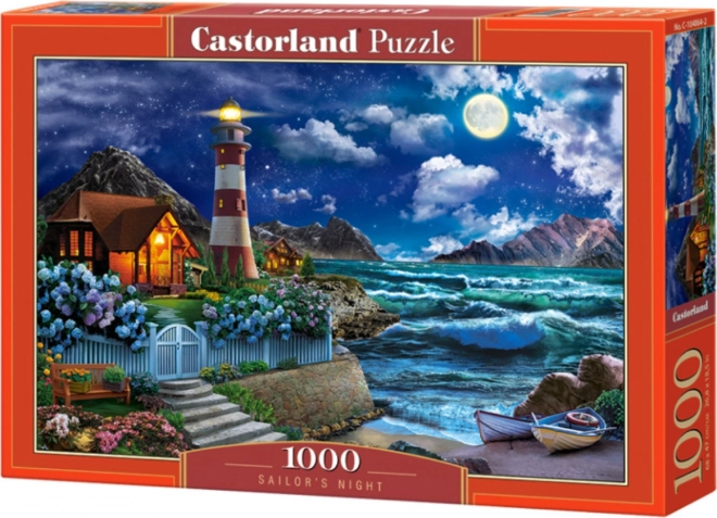 Puzzle 1000 dílků Noc námořníka, Maják