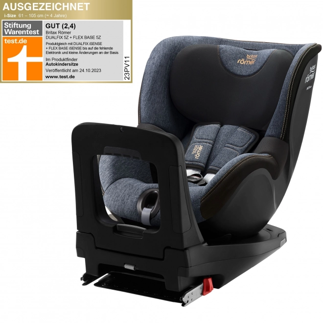 Autosedačka Dualfix 5Z s otočnou základnou Flex Base 5Z – Blue Marble