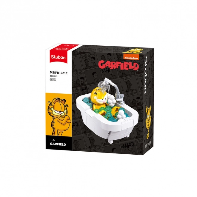 Sluban Builder Garfield v bublinkové koupeli