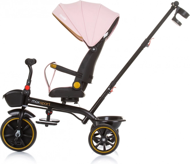 Tříkolka se stříškou Max Sport 2v1 Flamingo