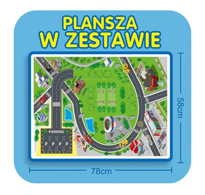Rotační garáž pro autíčka Stražní záchranáři