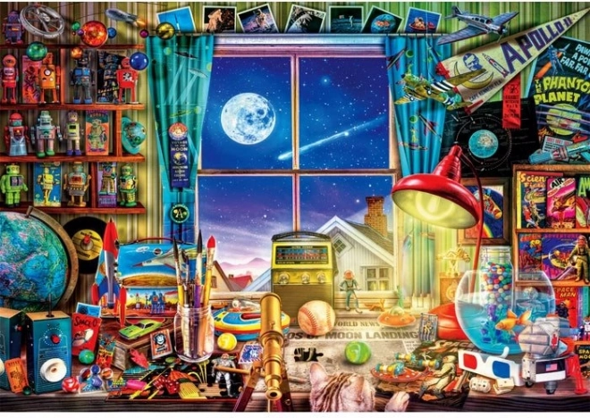 Clementoni puzzle cesta na Měsíc 500 dílků