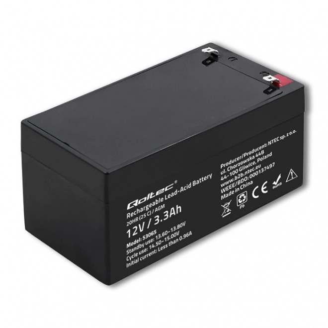 AGM akumulátor 12V 3.3Ah
