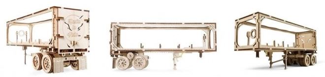 Ugears 3D puzzle - Přívěs pro heavy boy kamion VM 03 - 138 dílků