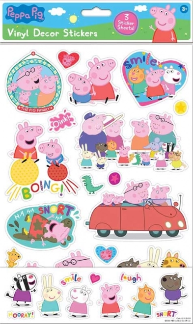 Samolepky na zeď Prasátko Peppa