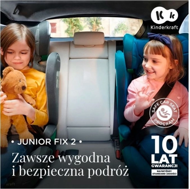Otroški avtosedež Kinderkraft Junior Fix 2 i-Size – Rocket grey