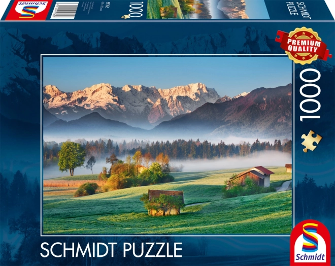 Puzzle Garmisch Partenkirchen - Murnauer Moos 1000 dílků