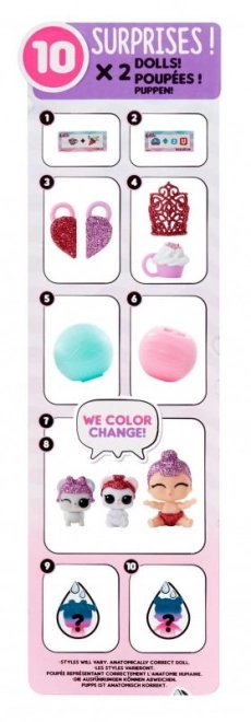 L.O.L. Surprise! Sestřička a zvířátko se změnou barvy