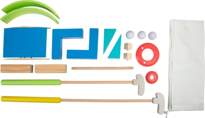dětský minigolf set small foot Active z FSC dřeva