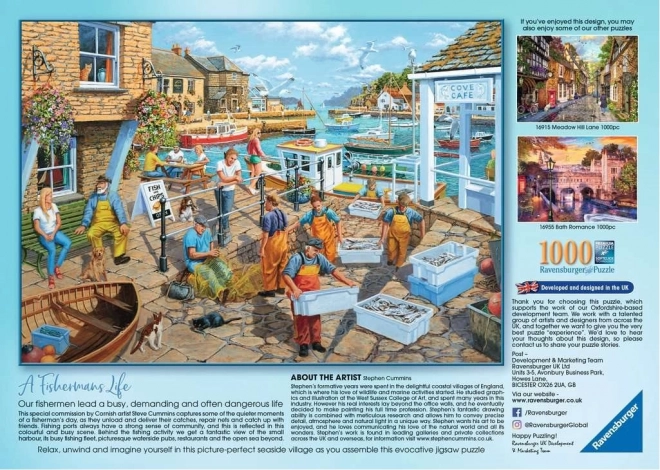 Ravensburger puzzle rybářský život 1000 dílků