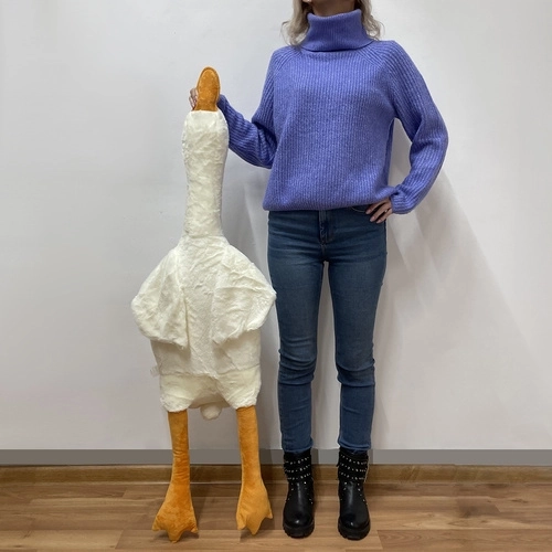 Velká plyšová husa pro děti 130 cm