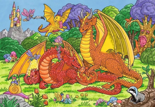 Ravensburger puzzle Kouzelný les 2x24 dílků