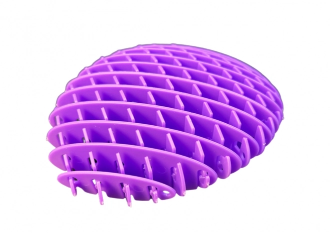 Fidget Fialová antistresová elastická senzorická hračka Fidget 10cm