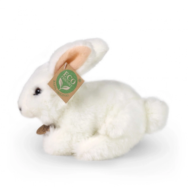 Plyšový králík bílý 18 cm ECO-FRIENDLY