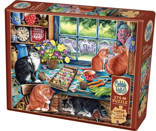 COBBLE HILL Puzzle Kočičí soukromí XL 275 dílků