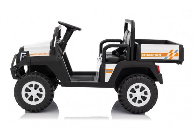Bílý dětský pick-up Champion