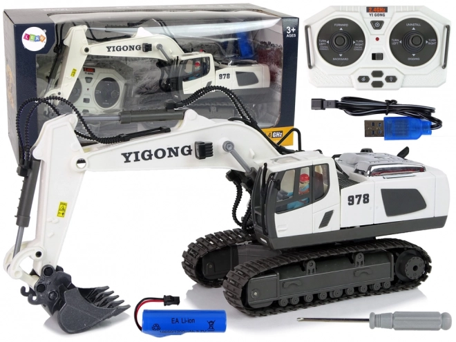 RC pásové rypadlo 2,4 GHz s dálkovým ovládáním