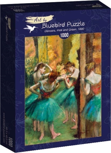 Puzzle Tanečnice růžová a zelená