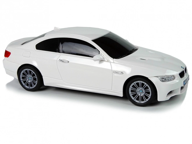 BMW M3 Dálkově ovládané auto bílé 2,4 G Volant na dálkové ovládání 1:18 Zvuková světla