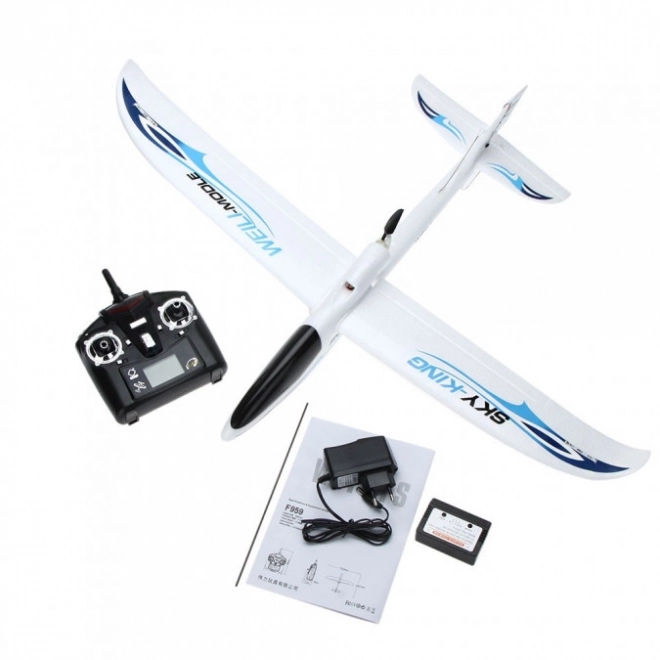 RC letadlo Sky King F959, modré