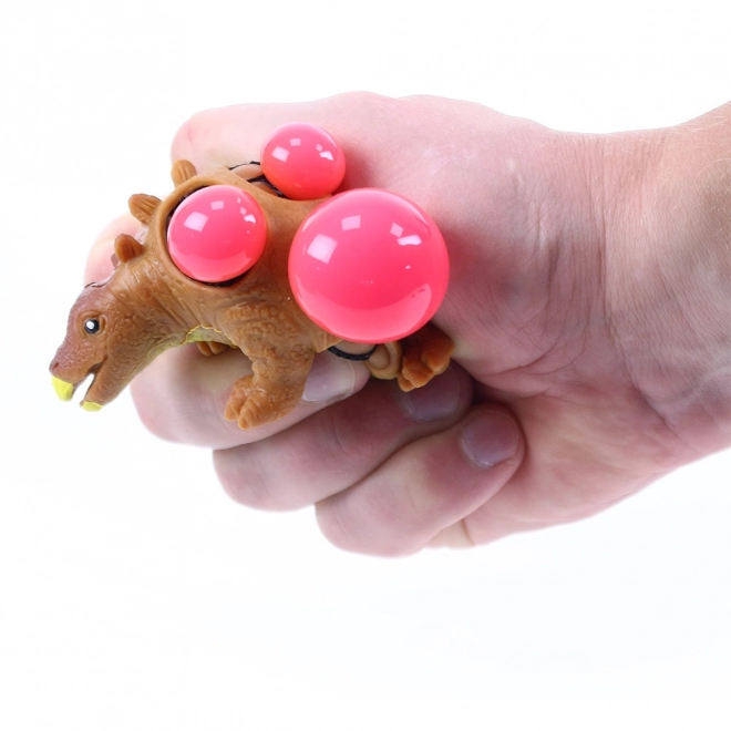 Dinosauří antistresový míček s otvory