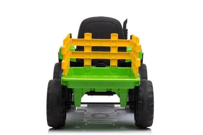 Dětský elektrický traktor se přívěsem