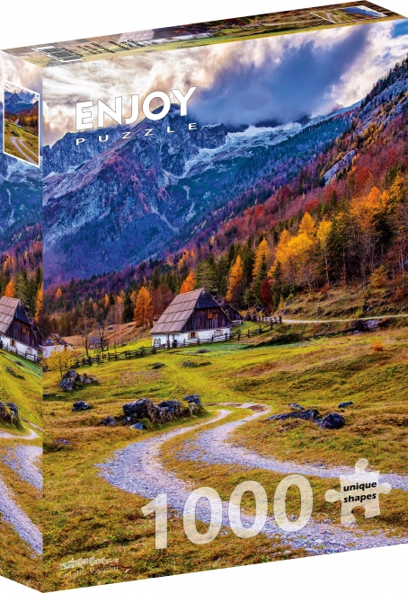 Puzzle Chaloupka v horách 1000 dílků