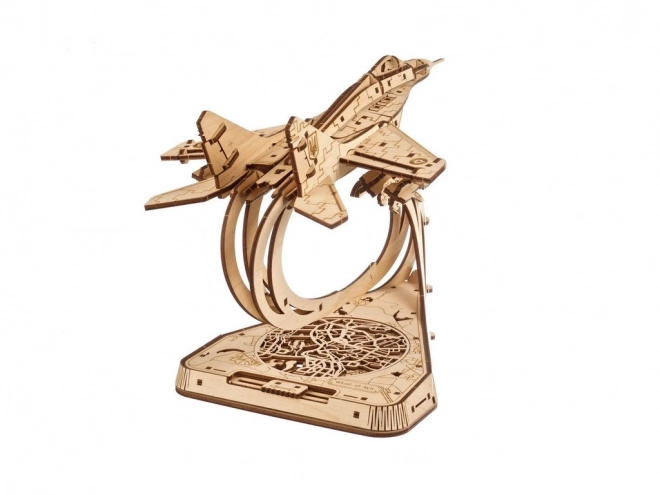Ugears 3D dřevěné mechanické puzzle Dekorační budík