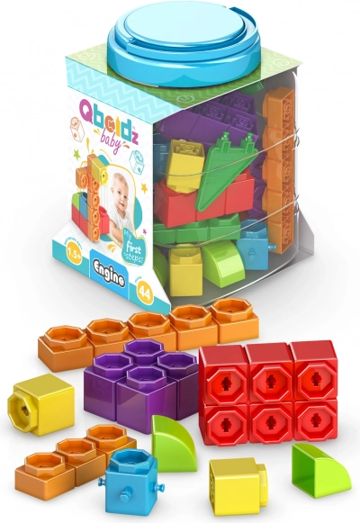 Engino Baby Qboidz – moje první kroky, 44 dílků