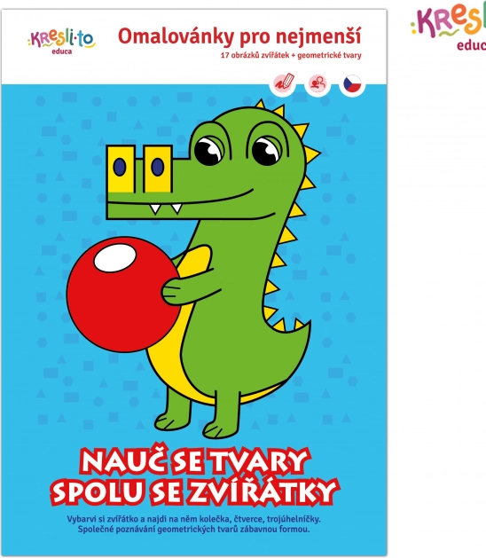 Omalovánky pro Nejmenší Nauč Se Tvary