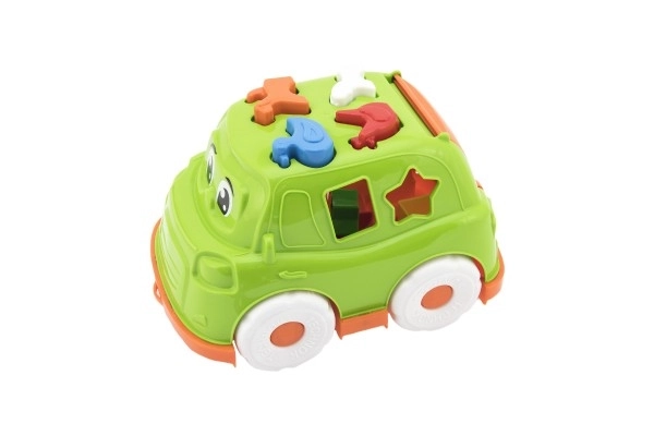 Barevné plastové auto vkládačka pro děti