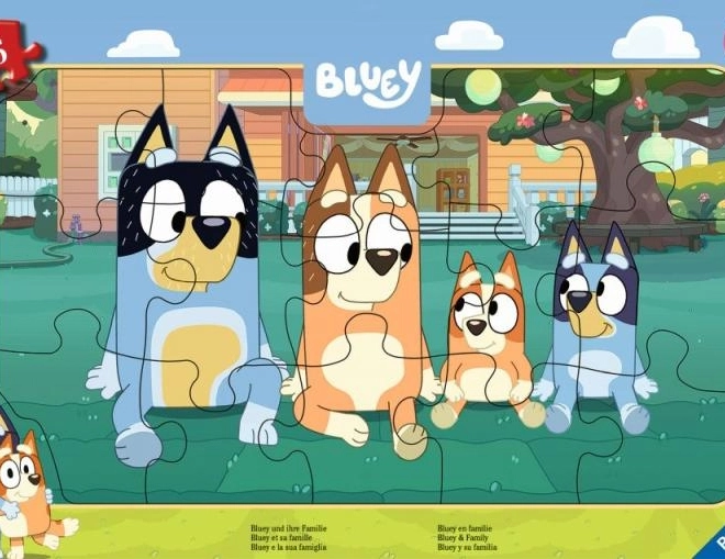 Puzzle Bluey 15 dílků