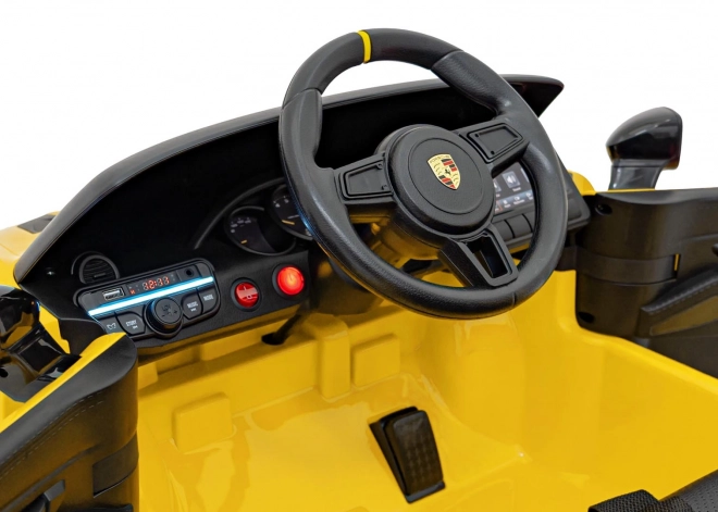 Dětské auto Porsche 718 – Žluté
