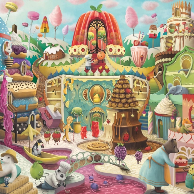 Puzzle Sladká ulice 1000 dílků Ravensburger
