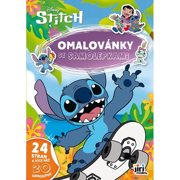 Omalovánka se samolepkami Lilo a Stitch