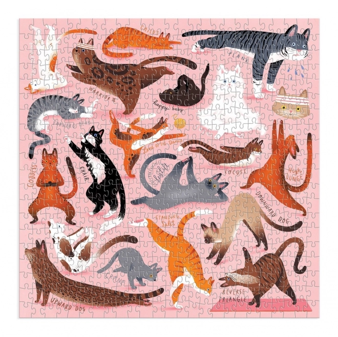 Puzzle Jóga pro kočky 500 dílků