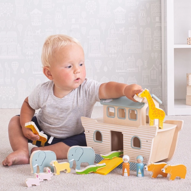 Dřevěná hračka Noemova Archa od Bigjigs Toys