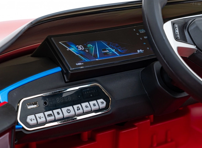Dětské auto na baterii BMW i4 – Červené