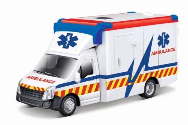Ambulance s nosítky Bburago 1:43