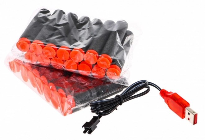 Elektrická dětská pistole Growler s 28 pěnovými šipkami