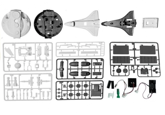 Kreativní solární vesmírná sada 3v1 DIY rover