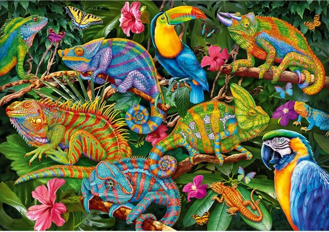 Puzzle Úžasní Chameleoni 2000 dílků
