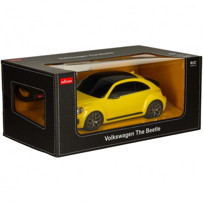 závodní model Volkswagen Beetle na dálkové ovládání - žlutý