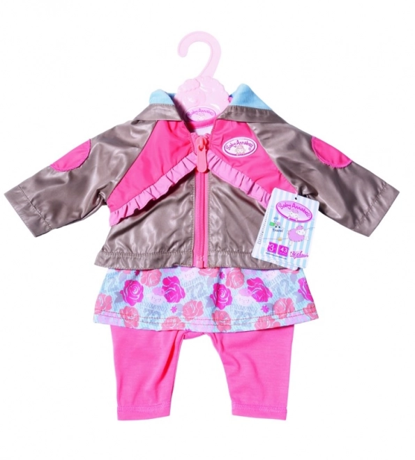 Baby Annabell cestovní šatník pro panenky tyrkysový